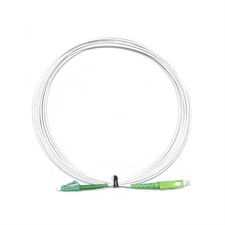 Armored Simplex Fiber Patch Cord LC/APC To SC/APC pro Rack-to{1}}propojení Rack, 5m