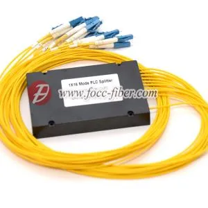 1x16 PLC optický splitter v ABS boxu