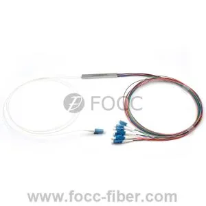 1x8 PLC Splitter, Mini Modul, LC / UPC