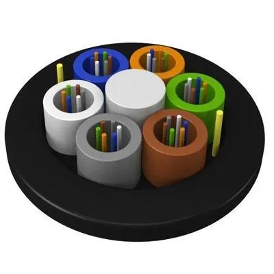 Stranded Loose Tube Non-metallic FRP Strength, Non-armored Fiber Optic Cable GYFTY