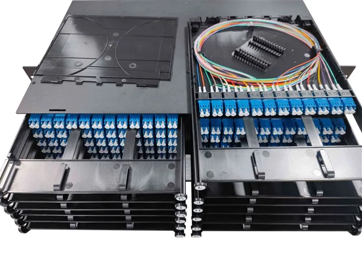 2U High Density Fiber Enclosure With Cassettes